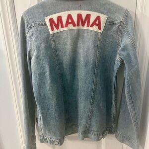 Ingrid & Isabel Denim Maternity Jacket, Light Wash, Size Medium